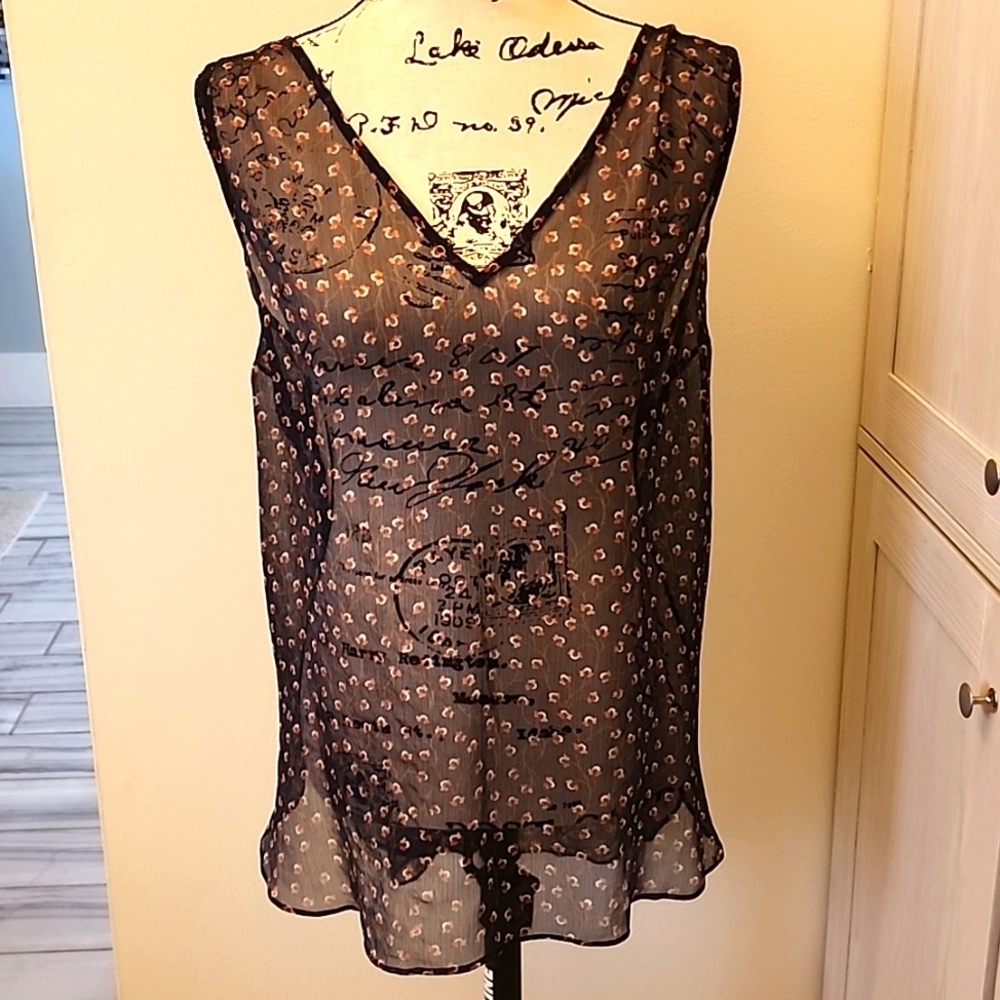 Sheer floral old navy XL